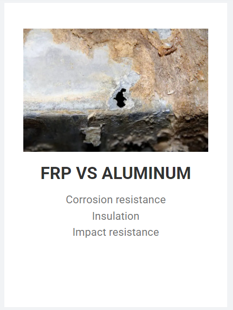 FRP et aluminium : une comparaison complète