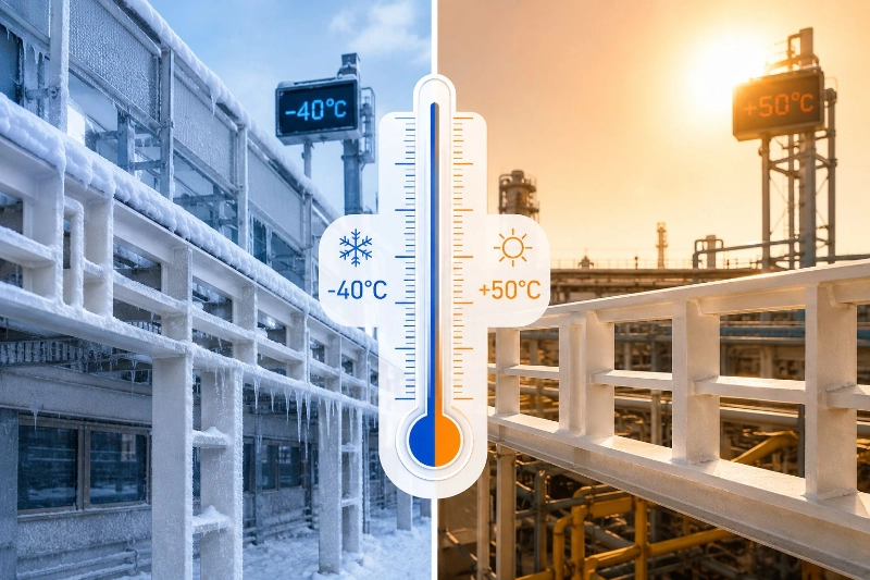 La plupart des ingénieurs savent que le FRP est résistant à la corrosion. Moins de gens savent comment il fonctionne à des températures extrêmes