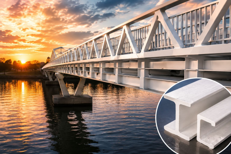 Composites FRP : une solution plus intelligente pour la construction de ponts modernes