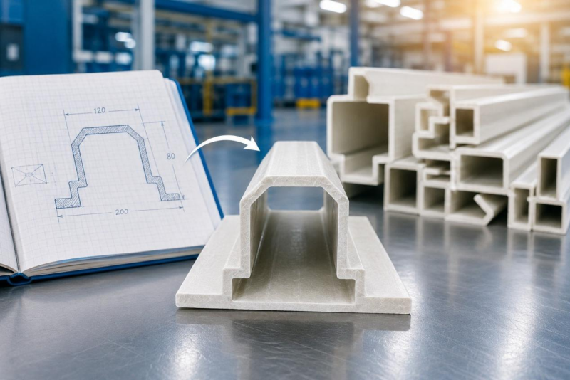 Comment sont fabriqués les profils FRP : comprendre le processus de pultrusion