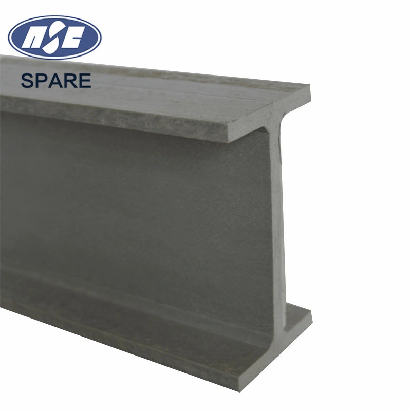 Poutre en I gris foncé FRP